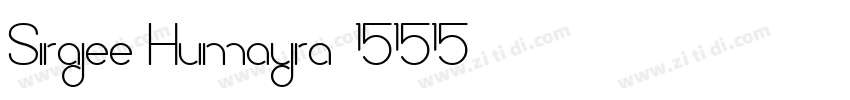 Sirajee Humayra字体转换